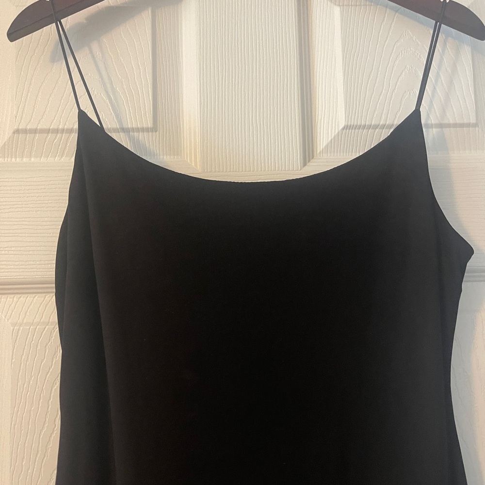 B Darlin Black Mini Dress with Fringe - Picture 3 of 5